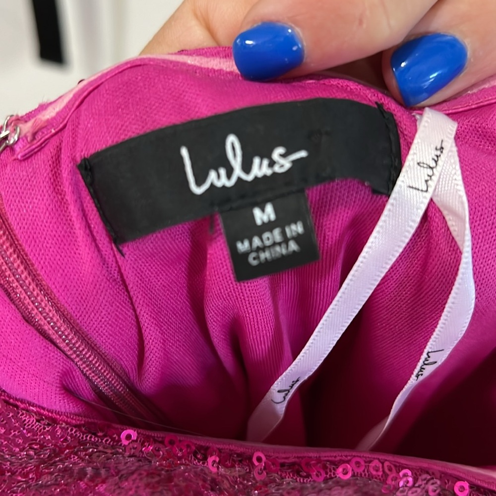 Lulus Sequined Strapless Romper - image 3